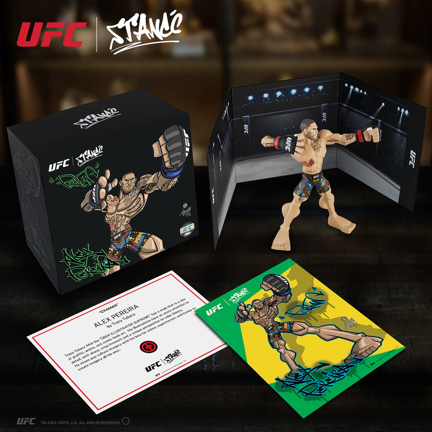 UFC Alex Pereira Designer Collectible Statue - Prototype Shown View 6