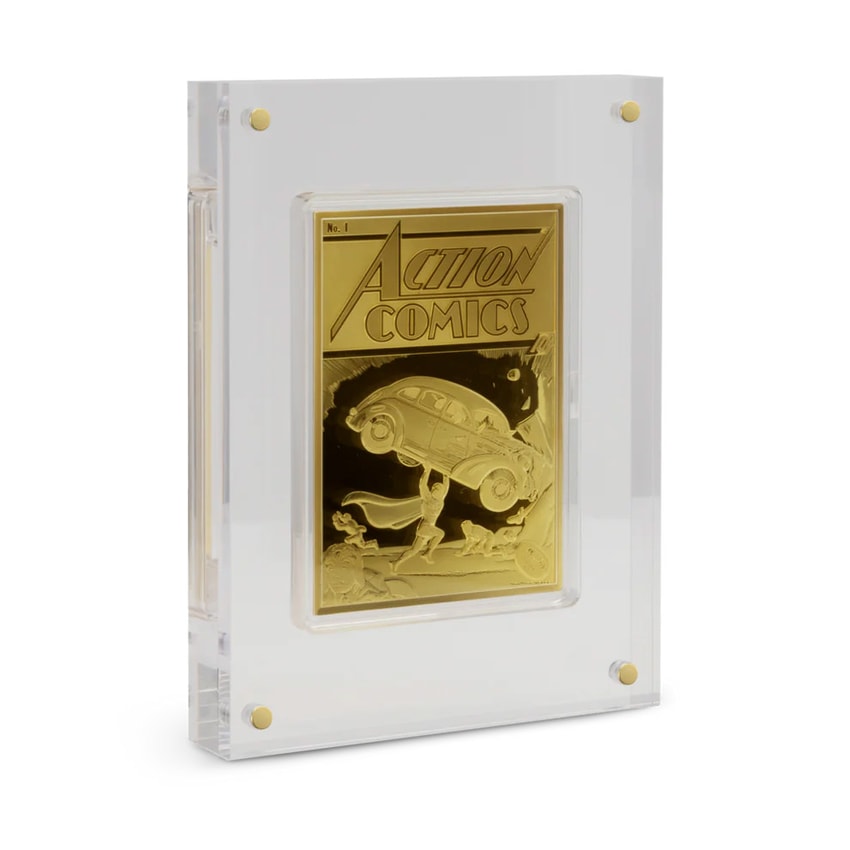Action Comics #1 5oz Gilded Silver Coin byAgoro | Sideshow