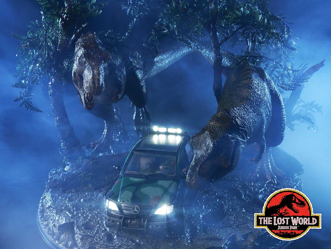 T-Rex Cliff Attack Diorama by Prime 1 Studio | Sideshow