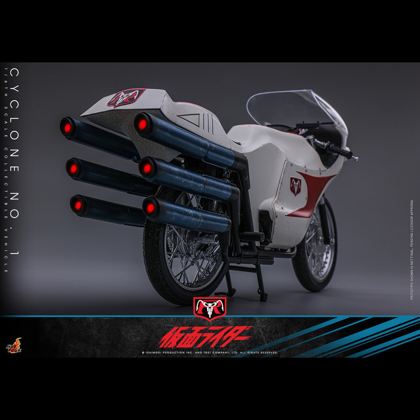 Kamen Rider Cyclone No.1 Sixth Scale Figure Accessory - Prototype Shown View 5