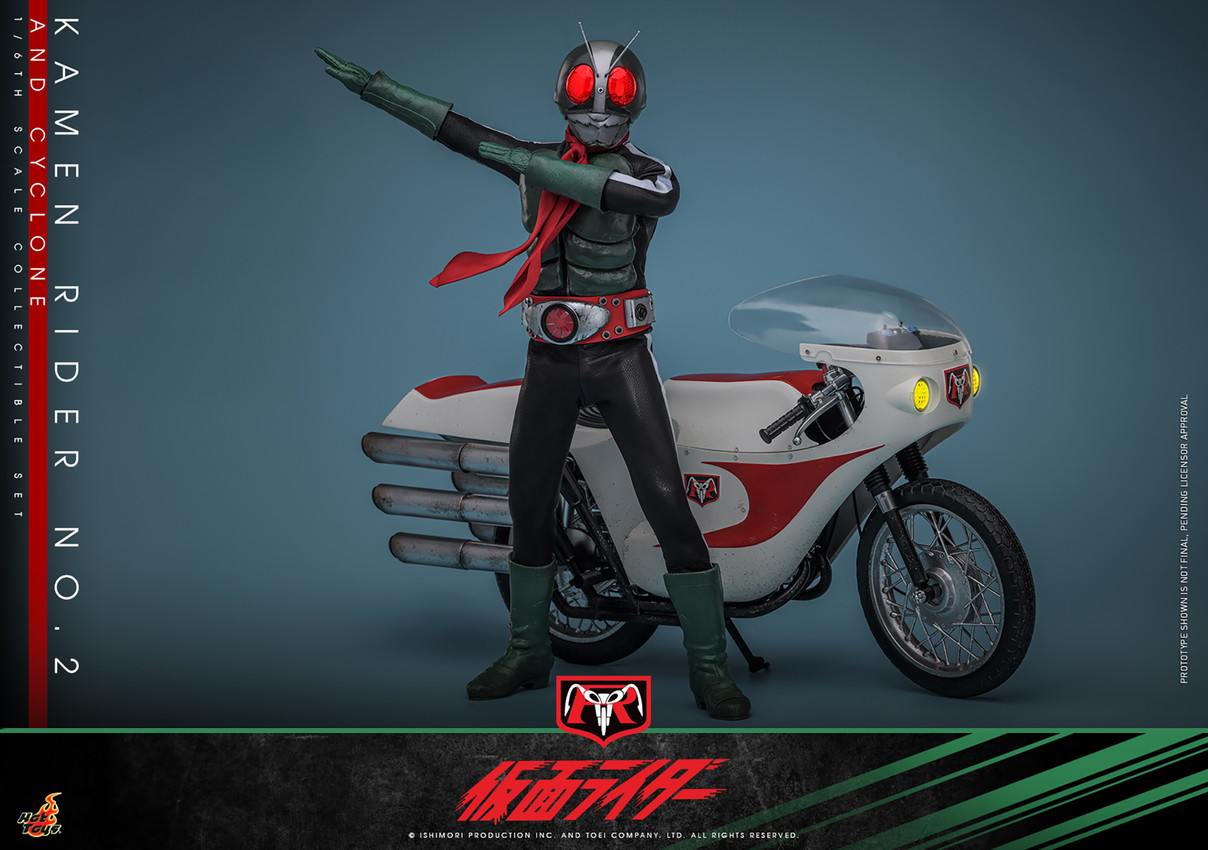 Kamen Rider Kamen Rider No. 2 and Cyclone Sixth Scale Figure Set  Collector Edition - Prototype Shown View 4