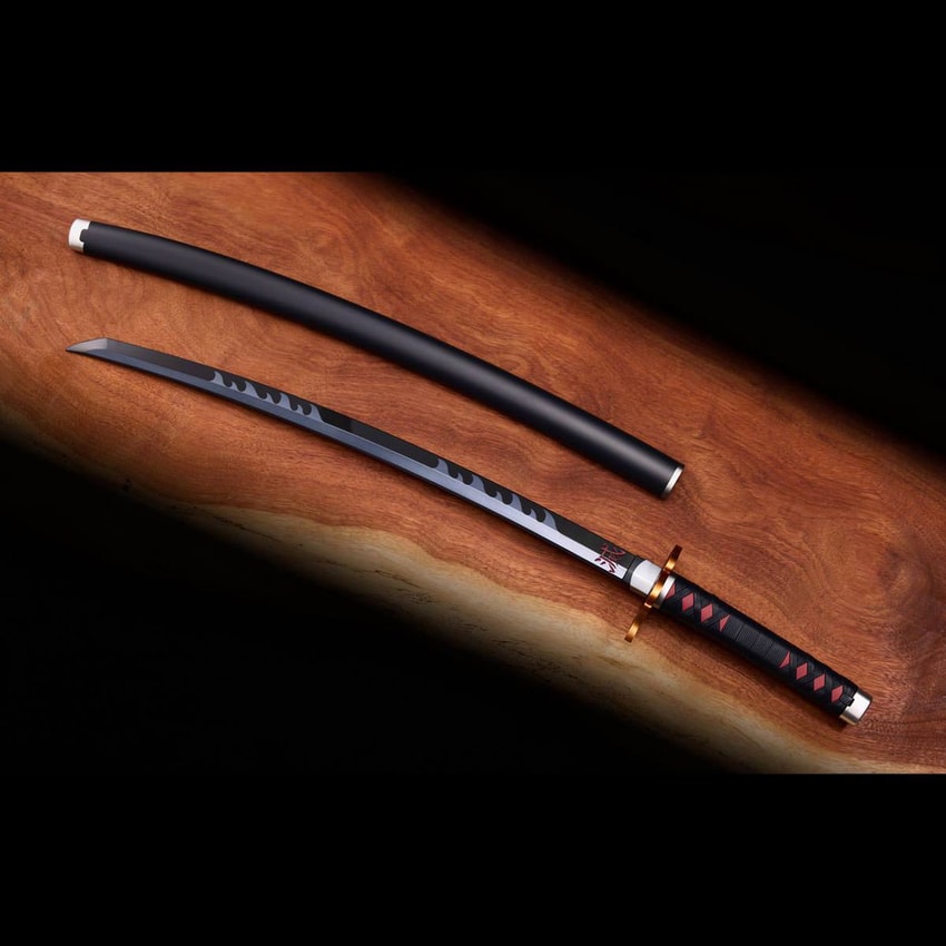 Demon Slayer Nichirin Sword (Tanjiro Kamado) Kyojuro Rengoku’s Sword (Guard Version) Prop Replica Prop Replica - Prototype Shown View 3