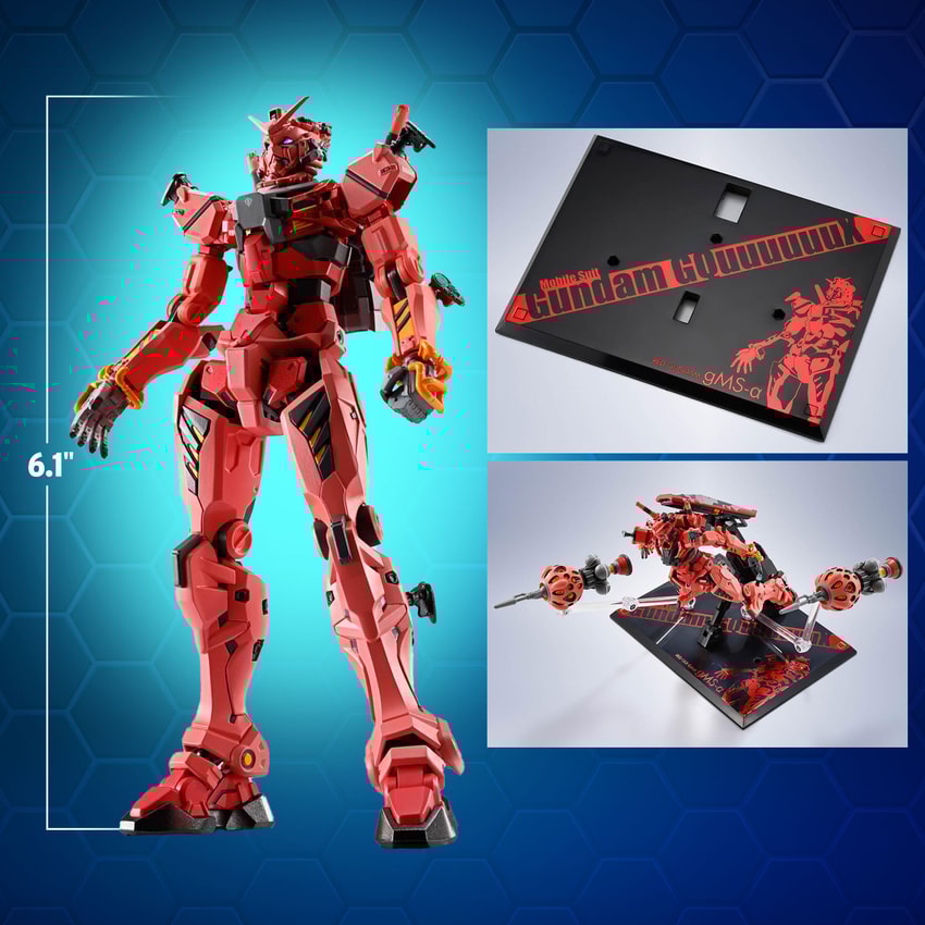Side MS> Red Gundam Collectible Figure by Tamashii Nations Side MS> Red Gundam Collectible Figure by Tamashii Nations