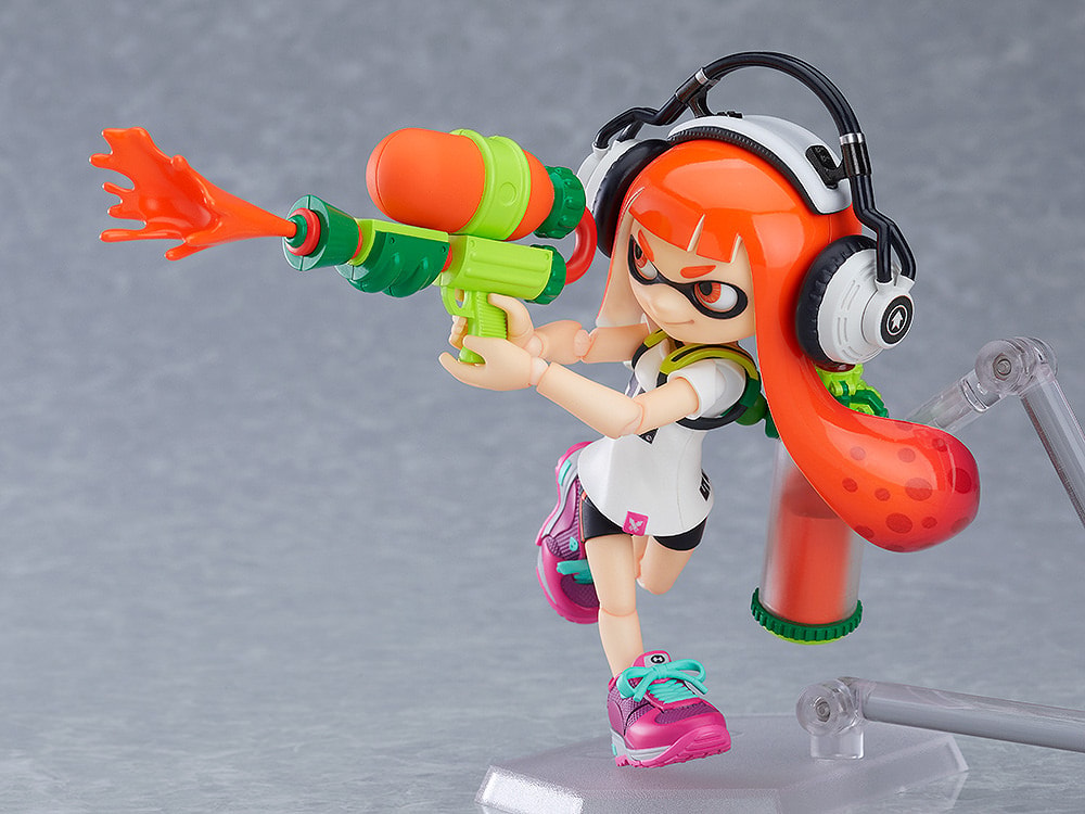 Splatoon Splatoon Girl Figma (DX Edition) Action Figure - Prototype Shown View 6