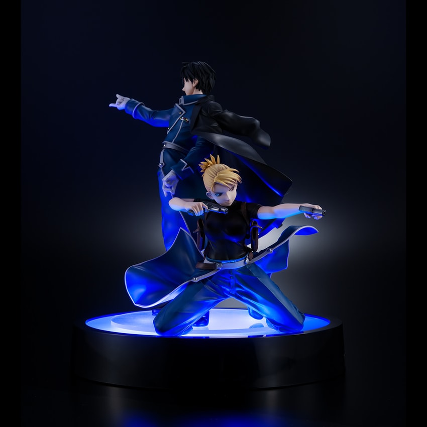 Fullmetal Alchemist Roy Mustang & Riza Hawkeye Collectible Figure - Prototype Shown View 1
