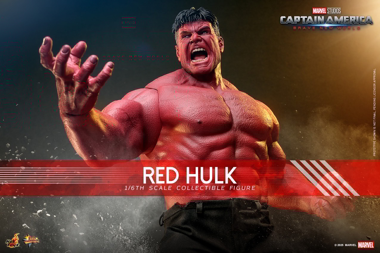 レッドハルク　リペイント Red Hulk Sixth Scale Figure by Hot Toys | Sideshow Collectibles