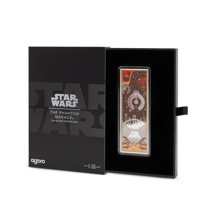 Star Wars™ The Phantom Menace™ Poster Coin Silver Collectible by