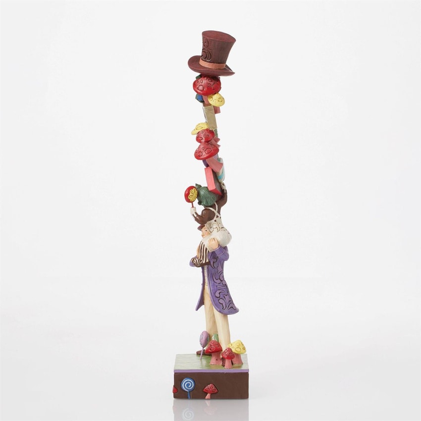 Willy Wonka and the Chocolate Factory Willy Wonka with Stacked Icons Figurine - Prototype Shown View 3