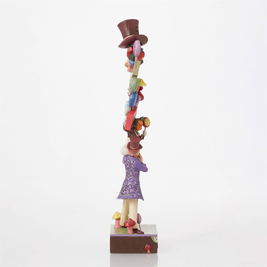 Willy Wonka and the Chocolate Factory Willy Wonka with Stacked Icons Figurine - Prototype Shown View 4