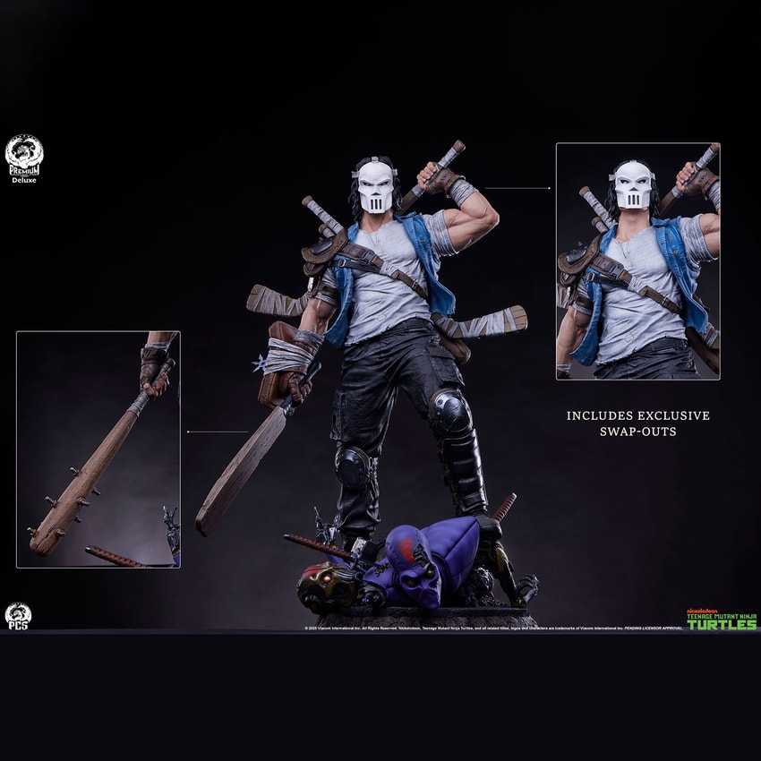 Teenage Mutant Ninja Turtles Casey Jones Deluxe 1:3 Scale Statue - Prototype Shown View 3