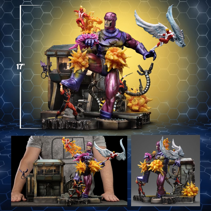 超安い品質 X-Men Iron by Diorama Scale Art Demi 1:20 B Room Danger Xメン