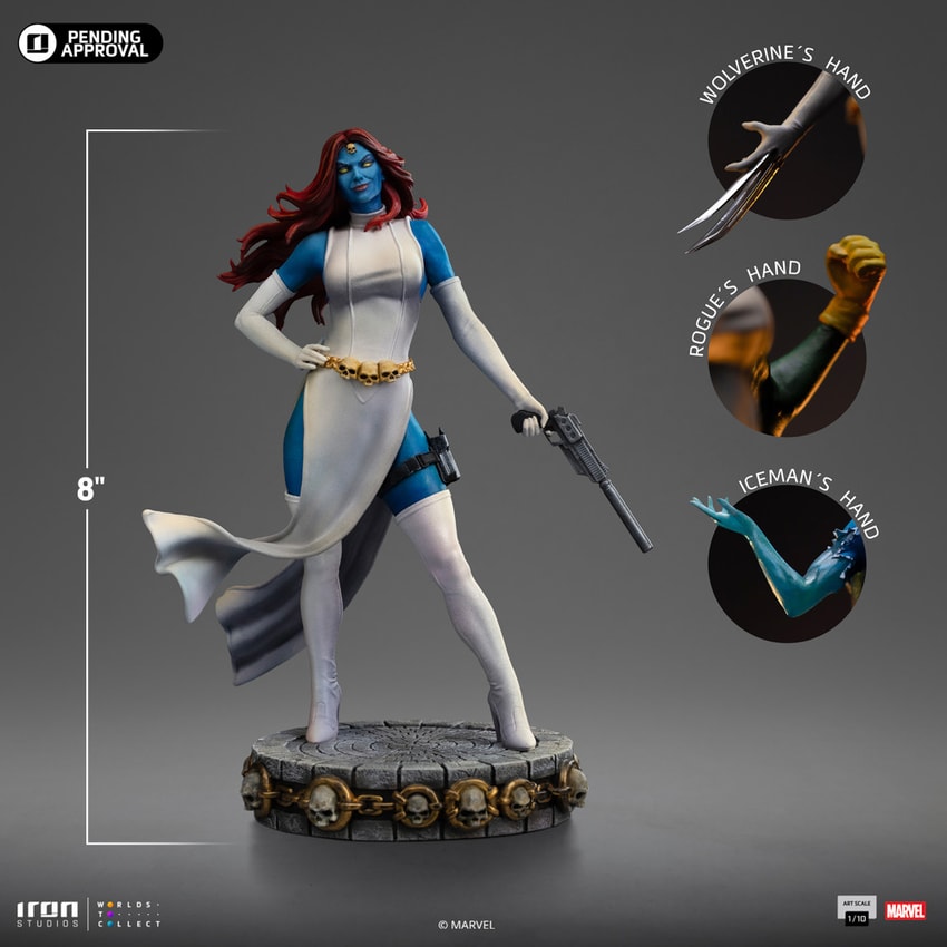 高い信頼 厚い信頼 1:10 Mystique Art Sideshow | Studios Iron by Statue Scale アメコミ