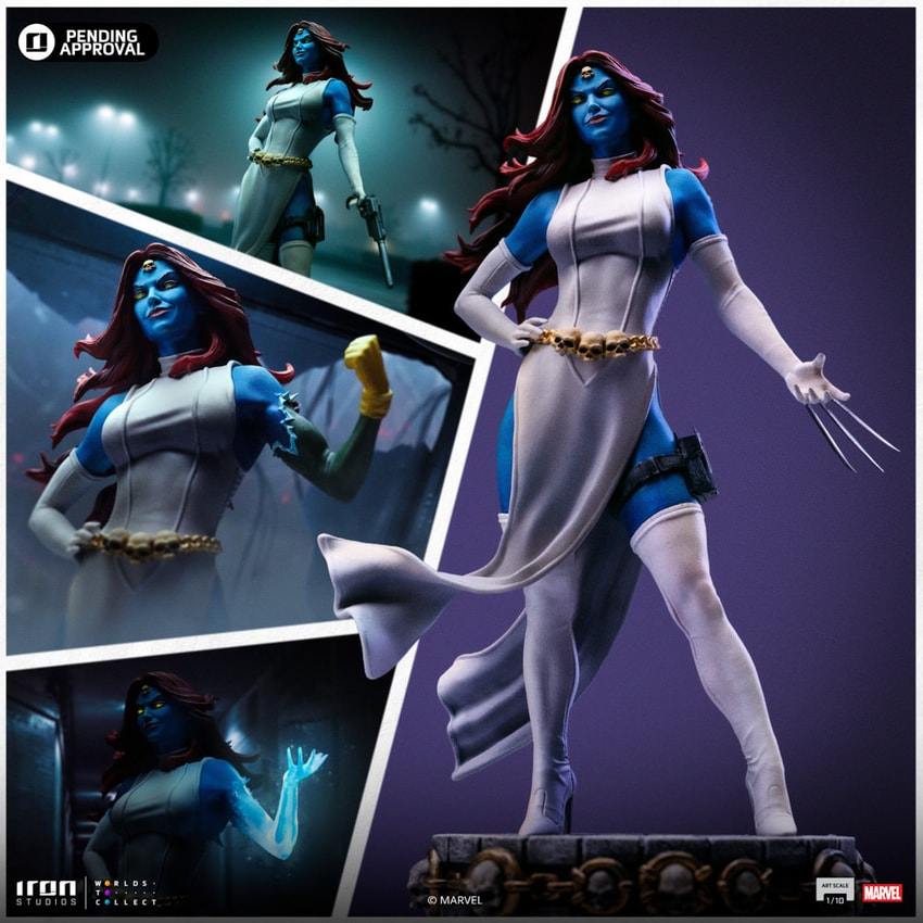 新発売 Mystique 1:10 Art Scale Statue by Iron Studios | Sideshow アメコミ