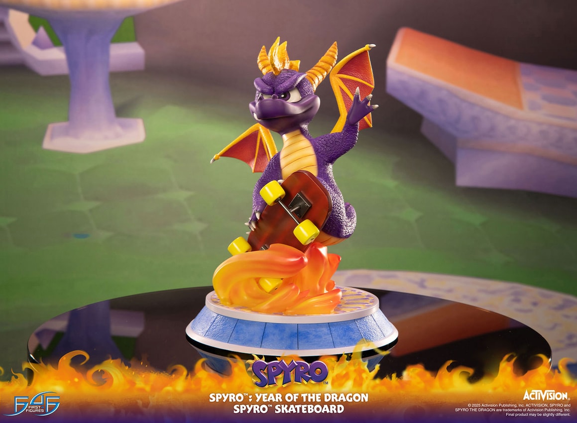 Spyro Spyro™ Skateboard Statues - Prototype Shown View 6