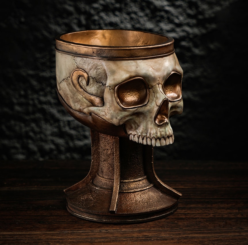 Manas SUM Skull Cup Collectible Drinkware - Prototype Shown View 1
