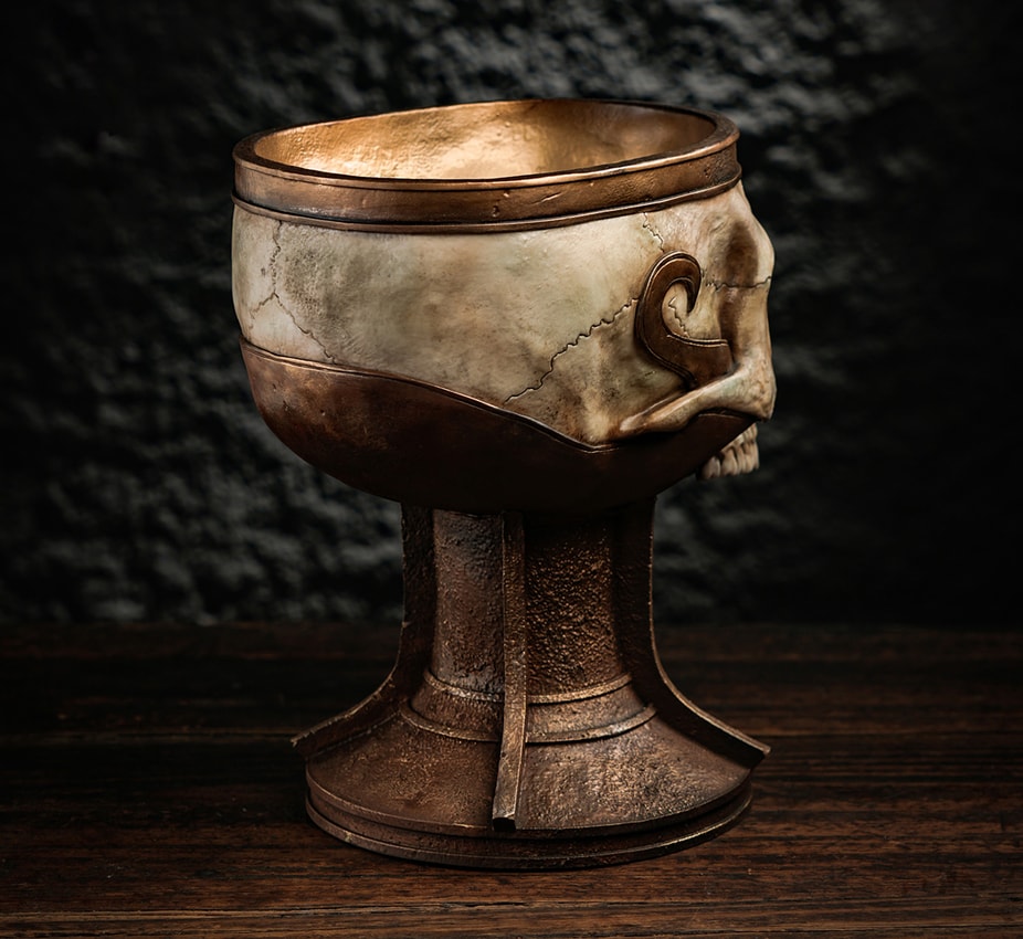 Manas SUM Skull Cup Collectible Drinkware - Prototype Shown View 3