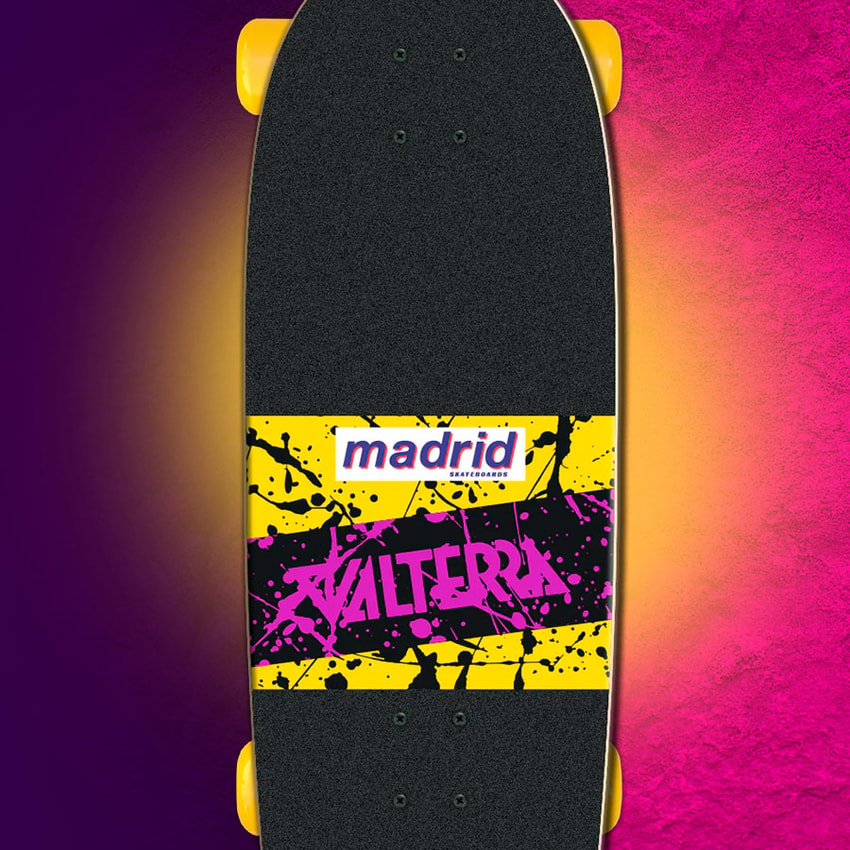 Back to the Future Valterra Madrid (Complete) Skateboard Deck - Prototype Shown View 4