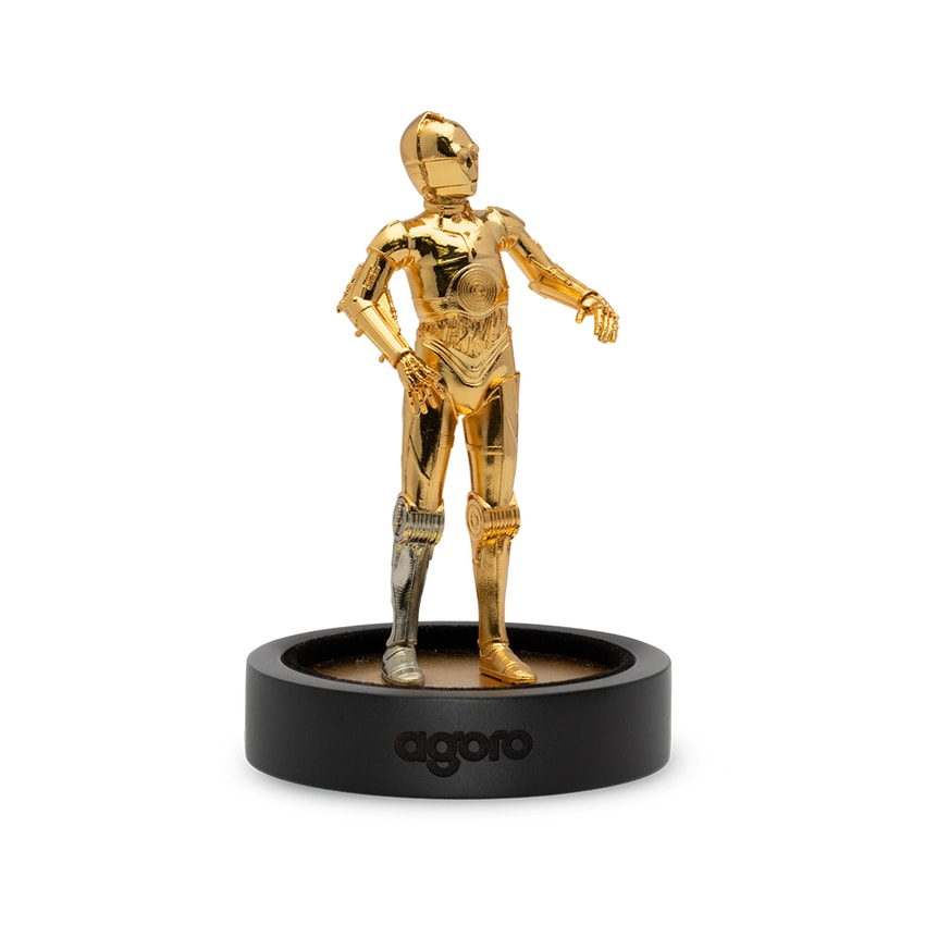 C-3PO フィギュア シルバー C-3PO Silver Miniature by Agoro | Sideshow Collectibles