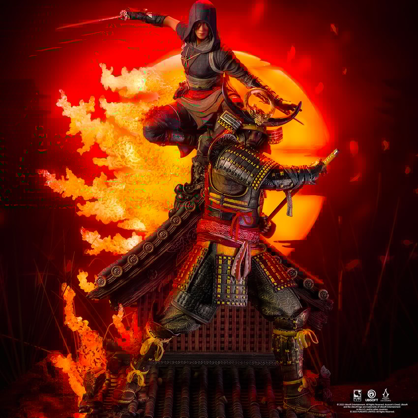 Animus Naoe & Yasuke Statue by PureArts | Sideshow Collectibles