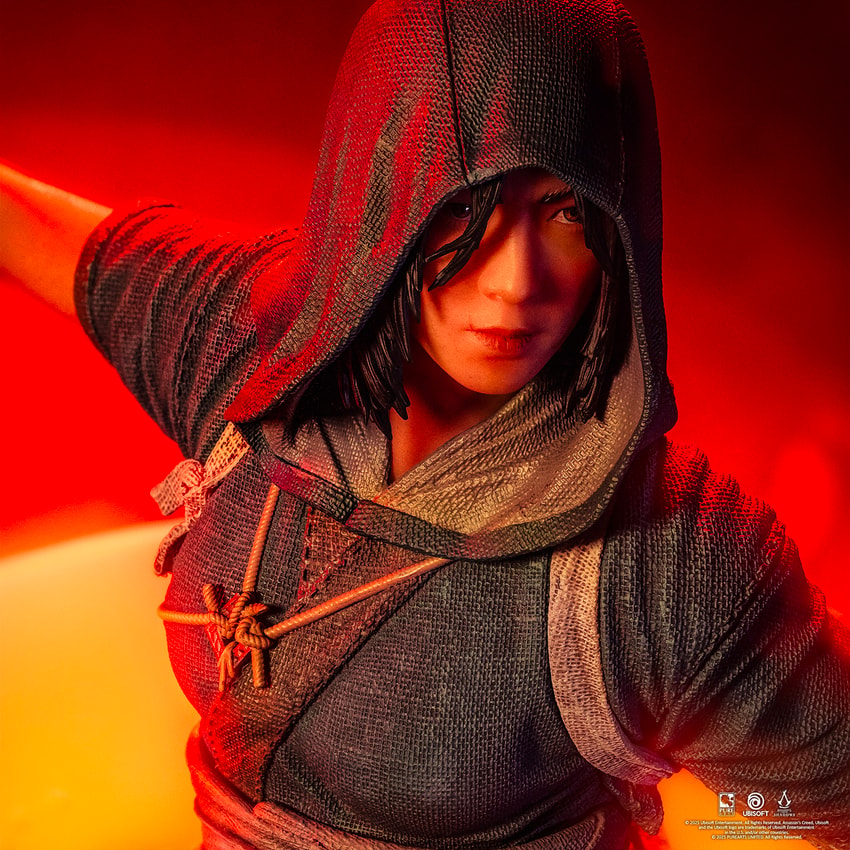 Assassins Creed Animus Naoe & Yasuke Statues - Prototype Shown View 4