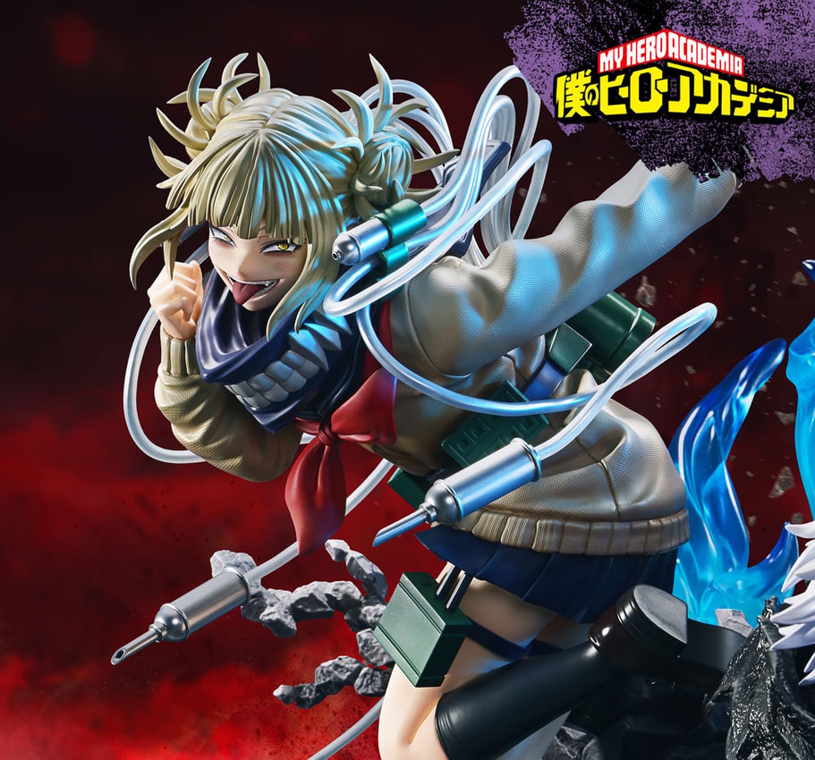 My Hero Academia Tomura Shigaraki, Dabi, and Himiko Toga (Deluxe Bonus Version) Quarter Scale Statue - Prototype Shown View 6
