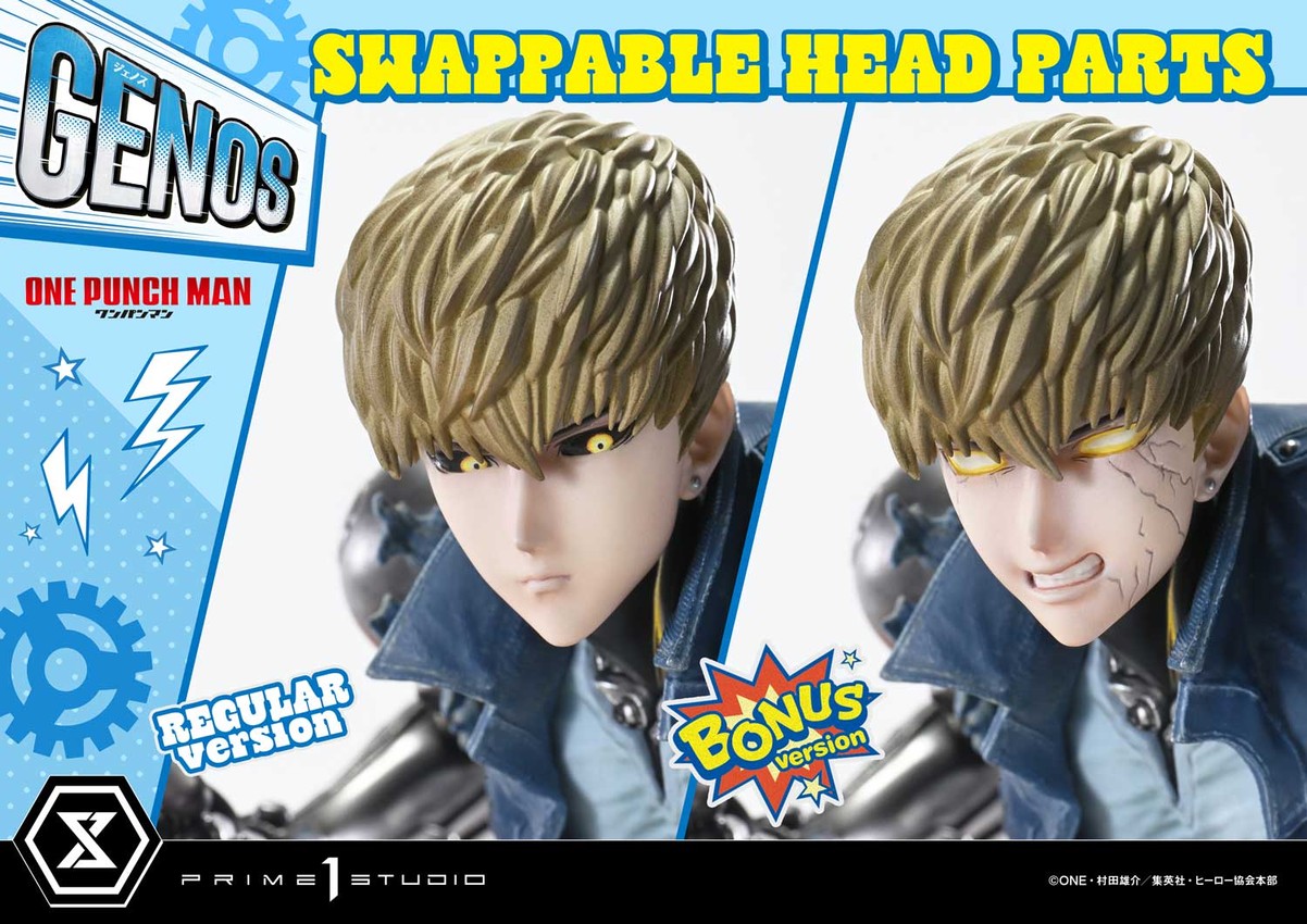 One-Punch Man Genos (Bonus Version) Statues - Prototype Shown View 6