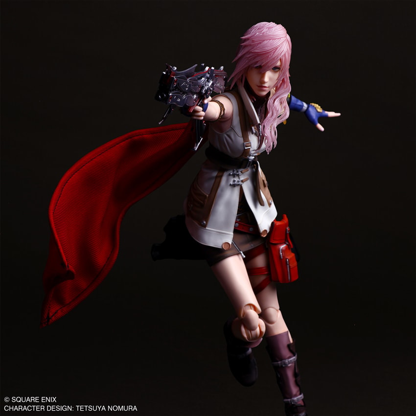 Final Fantasy Lightning Action Figure - Prototype Shown View 6
