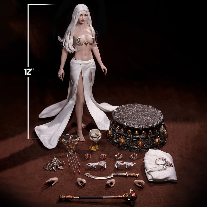 ARH Comix White Queen of Babylon (Official Version) Sixth Scale Figure  Collector Edition - Prototype Shown View 2