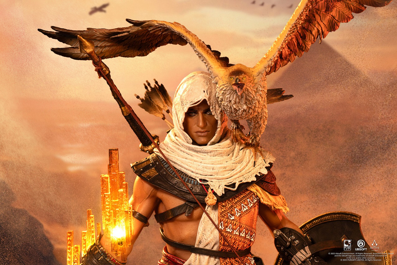 Assassins Creed Animus Bayek Statues - Prototype Shown View 3