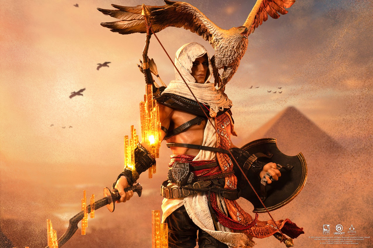 Assassins Creed Animus Bayek Statues - Prototype Shown View 4