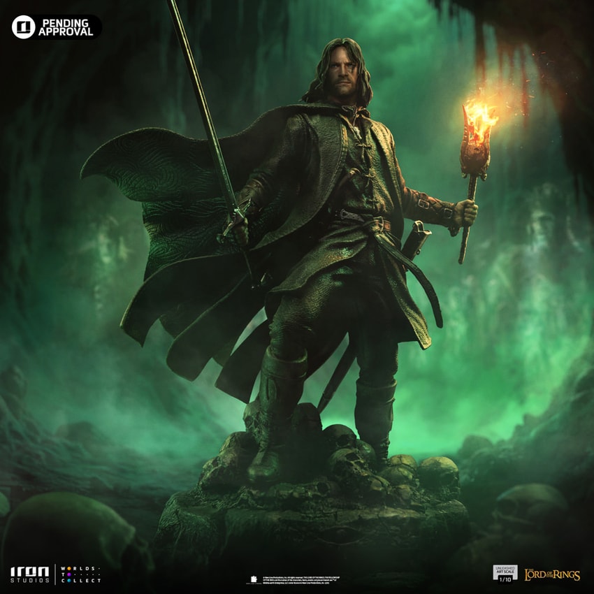 Aragorn Unleashed 1:10 Art Scale Statue by Iron Studios
