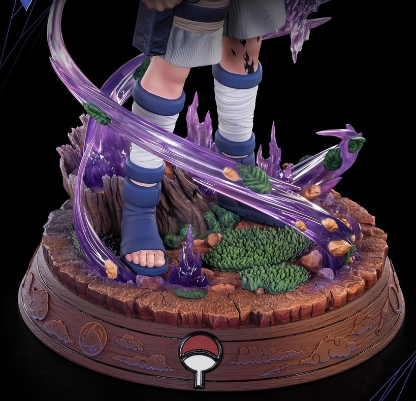 Naruto Sasuke BIJUtsu Statues - Prototype Shown View 4