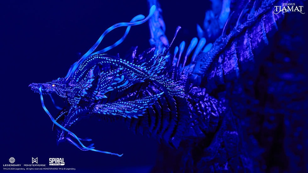 Godzilla Titanus Tiamat Statues - Prototype Shown View 6