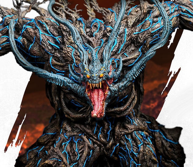 Godzilla Titanus Amhuluk Statues - Prototype Shown View 1
