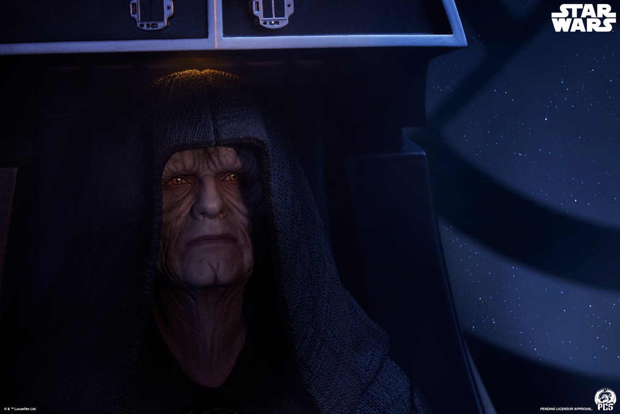 Star Wars Emperor Palpatine 1:3 Scale Statue - Prototype Shown View 3