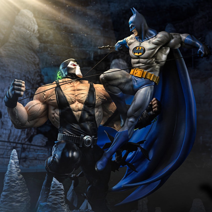DC Comics Batman vs Bane 1:10 Scale Statue  Exclusive Edition - Prototype Shown View 1