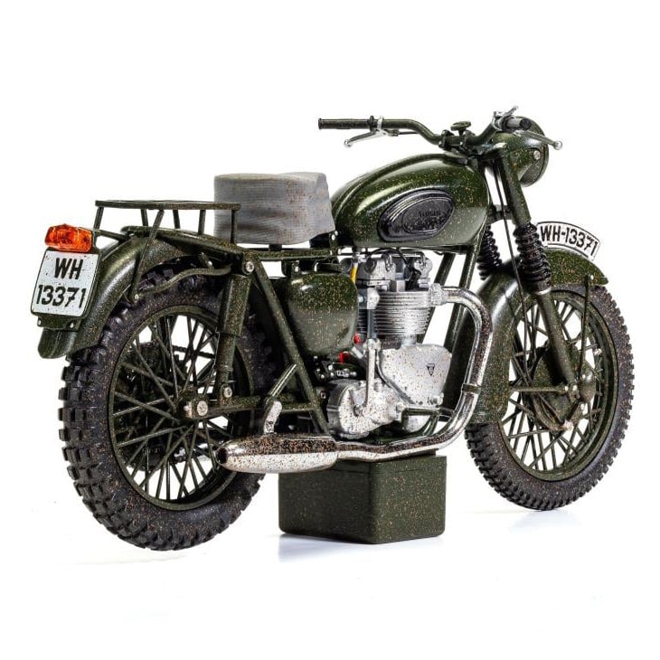 The Great Escape Triumph TR6 Trophy Weathered Scaled Replica - Prototype Shown View 3