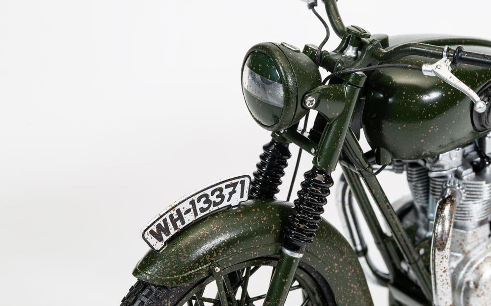 The Great Escape Triumph TR6 Trophy Weathered Scaled Replica - Prototype Shown View 6