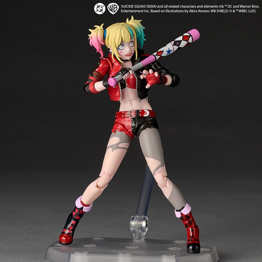 DC Comics Isekai Harley Quinn Revoltech Collectible Figure - Prototype Shown View 6
