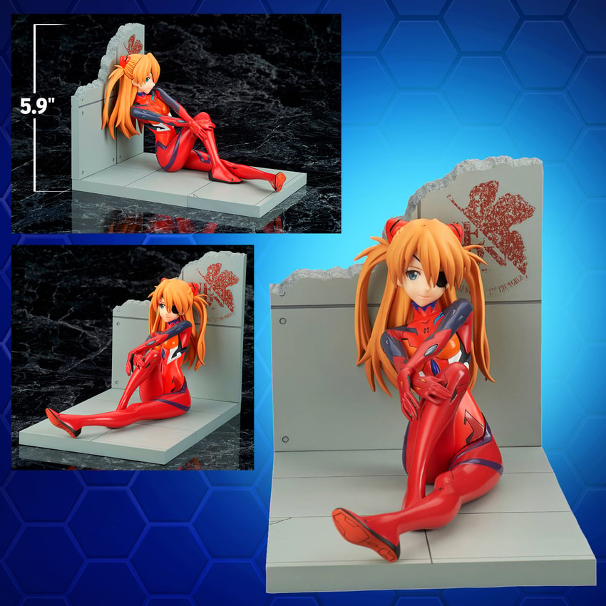 Evangelion Asuka Shikinami Langley Plugsuit (Movie Version) Collectible Figure - Prototype Shown View 2