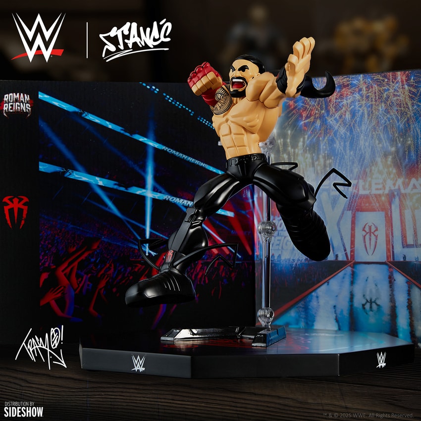 WWE Roman Reigns Designer Collectible Statue - Prototype Shown View 6