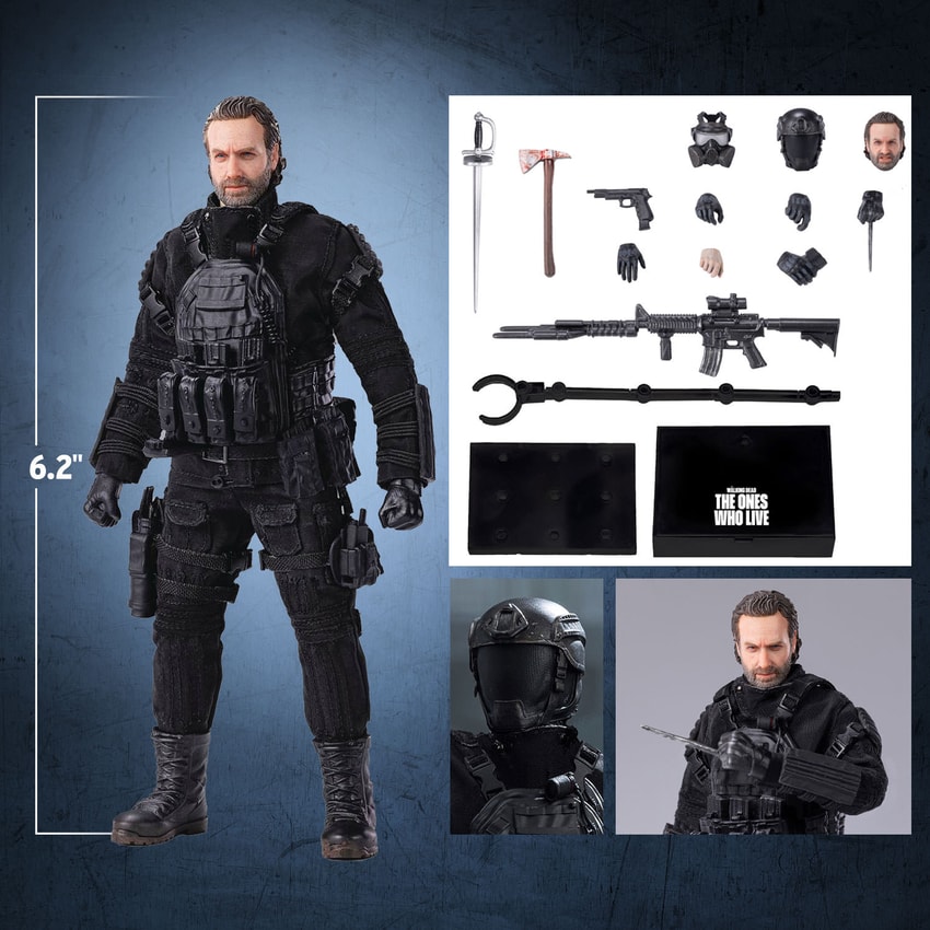 Rick Grimes 1:12 Scale Action Figure by Hiya Toys | Sideshow