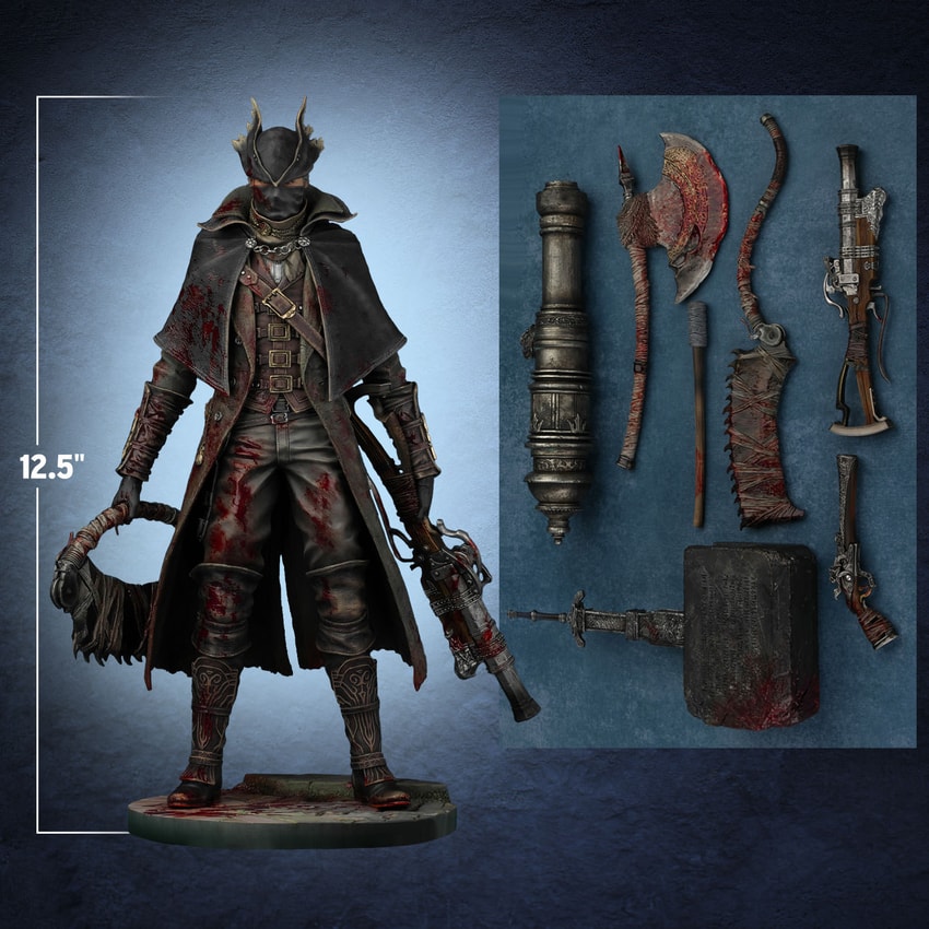 Gecco Bloodborne フィギュア Hunter 1/6 Scale Statue ~Blood Regain Edition~ | Gecco