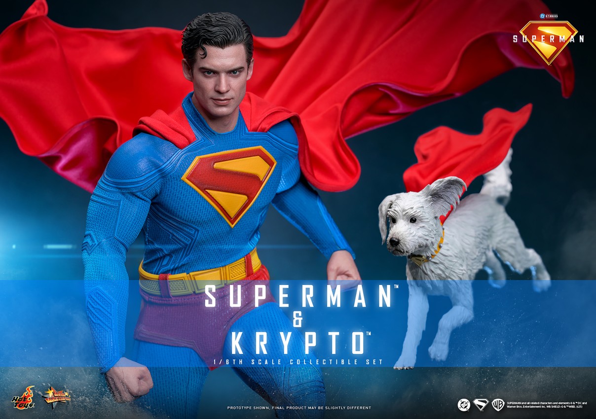 Superman™ & Krypto™ Sixth Scale Figure Set by Hot Toys