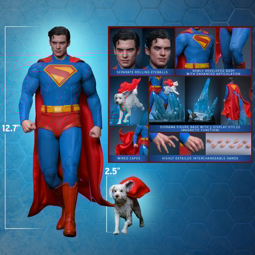 通販サイト一覧 Superman™ & Krypto™ Sixth Scale Figure Set by Hot Toys アメコミ