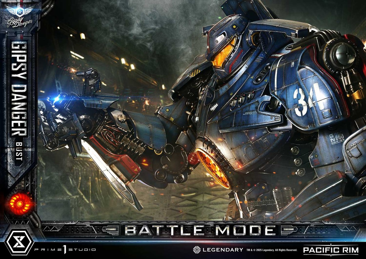 Pacific Rim Gipsy Danger (Battle Mode) Bust - Prototype Shown View 6