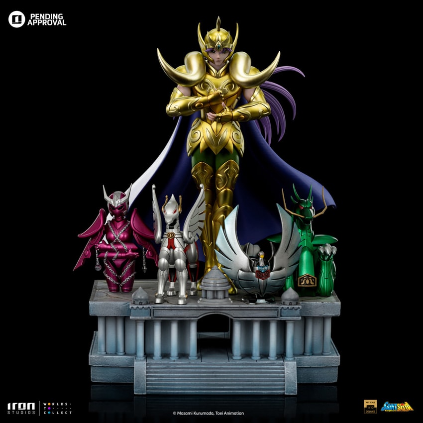 Saint Seiya Aries Mu Deluxe 1:10 Scale Statue - Prototype Shown View 6
