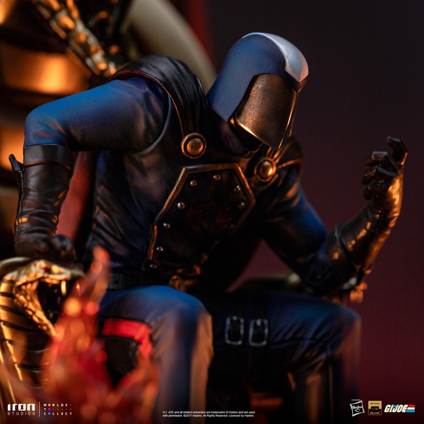 G.I. Joe Cobra Commander Deluxe 1:10 Scale Statue - Prototype Shown View 6