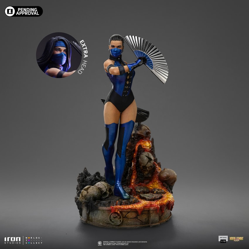 Mortal Kombat Kitana 1:10 Scale Statue - Prototype Shown View 6