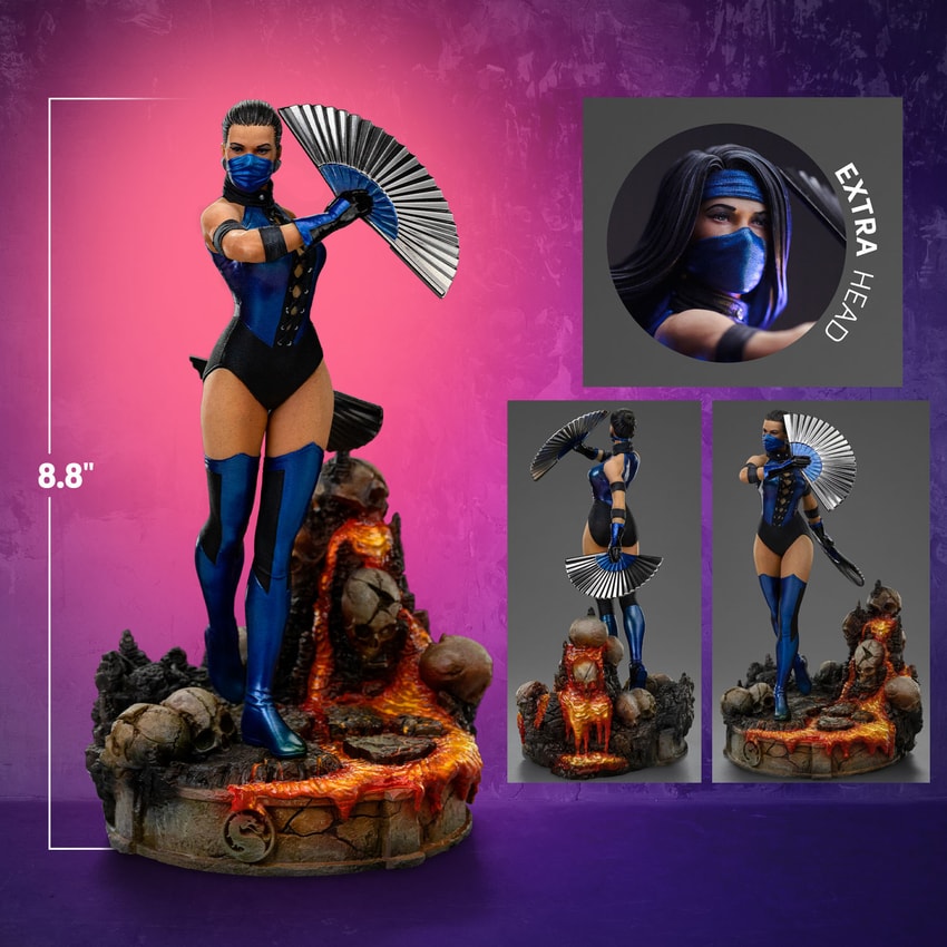 Mortal Kombat Kitana 1:10 Scale Statue - Prototype Shown View 2